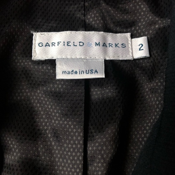 Garfield Marks Suit Coat Blazer Size 2 Gently Pre-Loved - Picture 11 of 14